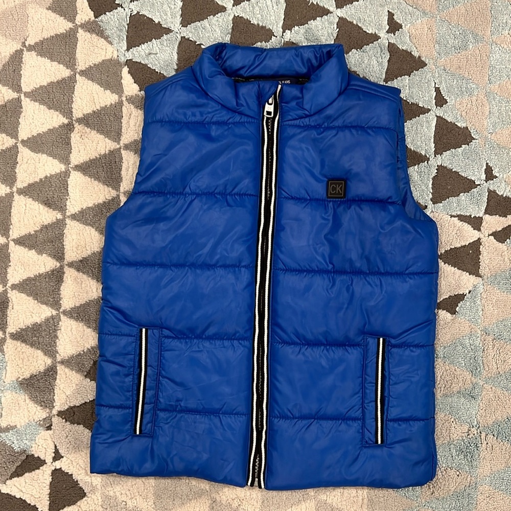 Calvin Klein Jeans Puffer Vest Outerwear/ Size 4T/ Navy Blue